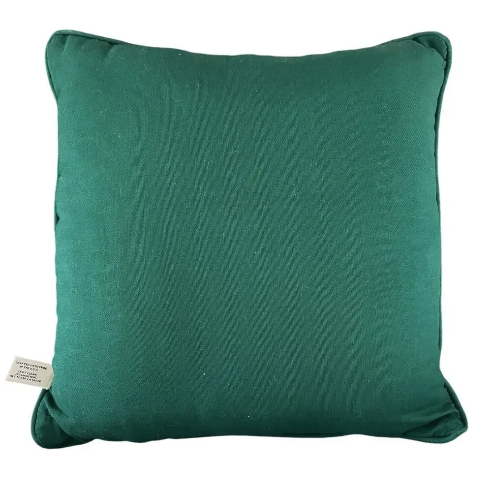 2 Christmas Pillows Riverdale Tapestry Square Throw Pillow Joyful Blessing Tree
